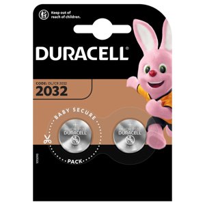 Duracell DL-2032 3V Blister 2ks Pasterizované gombíkové batérie