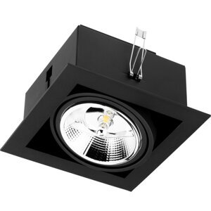 Halogénové svietidlo GU10 ES111 Square Black CANIS LUMILED