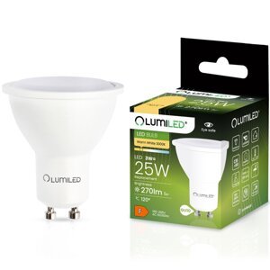LED žiarovka GU10 3W = 30W 270lm 3000K Warm 120° LUMILED