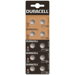 Duracell LR44 1,5 V alkalické batérie Blister 10 kusov