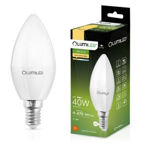 LED žiarovka E14 B35 5W = 40W 470lm 3000K Warm 180° LUMILED