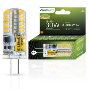 LED žiarovka G4 kapsula 4W = 30W 380lm 3000K Warm 360° LUMILED