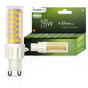 LED žiarovka G9 kapsula 10W = 75W 970lm 4000K Neutrálna 360° LUMILED