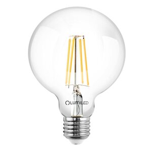 Dekoratívna LED žiarovka E27 G125 7W = 60W 806lm 4000K Neutrálna 360° žiarovka LUMILED globe