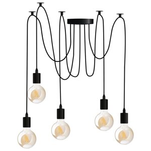 ARANE PAZYK 5 ramienkové stropné závesné svietidlo pre LED 5x E27 LUMILED