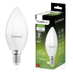 LED žiarovka B35 E14 2,5W = 25W 249lm 4000K Neutrálna 180° LUMILED