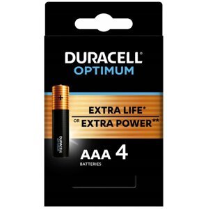 Alkalické batérie DURACELL OPTIMUM AAA LR3 4ks