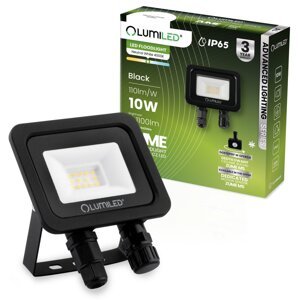 LED reflektor ZUME 10W 1100lm 4000K IP65 Black Advanced Lighting Series LUMILED