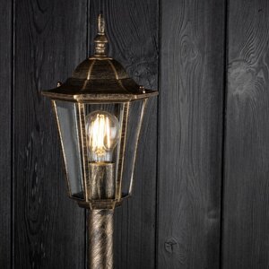 Záhradné svietidlo vonkajšie E27 nízke PENDLET 1m patina BELLIS LUMILED