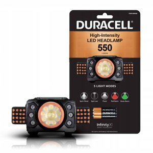 LED čelovka na batérie 3xAA 550lm 3 režimy DURACELL
