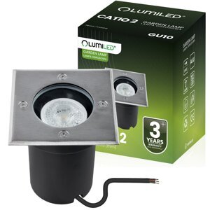 Zapustené GU10 IP67 IK09 štvorcové CATIO 2 LUMILED