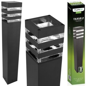 Záhradný vonkajší stojaci LED stĺp E27 12W TAXUS 2 60cm LUMILED