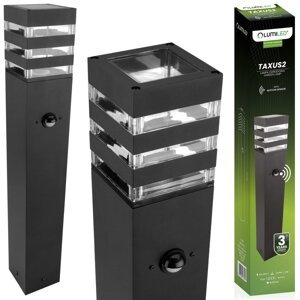 Vonkajšie stĺpy Záhradné svietidlo stojace E27 12W LED Senzor pohybu TAXUS 2 60cm LUMILED