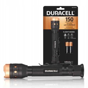 Hliníková LED ručná taktická baterka 2xAAA 150lm 3 režimy DURACELL