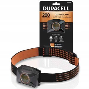 LED čelovka na batérie 3xAA 200lm DURACELL