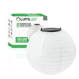 LED solárna záhradná lampa FELISI Origami Lantern 20cm LUMILED