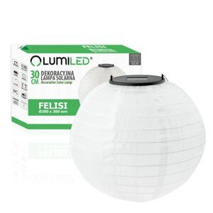 LED solárna záhradná lampa FELISI Origami Lantern 30cm LUMILED