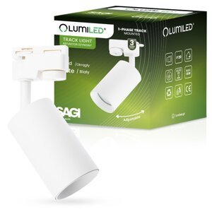 GU10 White SAGI Busbar Light pre jednofázové prípojnice