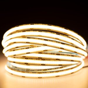 LED pásik COB 12V 50W 1920LED NEON IP65 teplý 8mm 5m