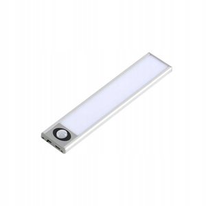 LED osvetlenie pod stôl Nábytkový pás 1W 4500K 20cm so senzorom pohybu Strieborná