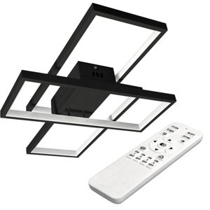 LED luster Stropné svetlo 72W CCT GALAXIS ORION Black + diaľkové ovládanie