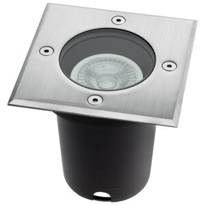 LED GU10 štvorcové záhradné zemné reflektory IP66 IK09