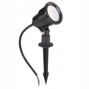Záhradný vonkajší reflektor LED SERGIO 7W 2700K Driven Black Modern