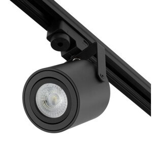GU10 Busbar Spotlight Black Matt Jednofázové svetlo Busbar