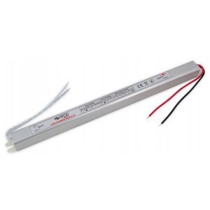 Úzky 12V DC 72W 6A Ultra SLIM pre LED pásy IP20