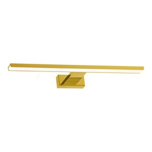 Nástenné svietidlo SHINE GOLD obdĺžnik 13,8W LED IP44 Kov a plast Milagro