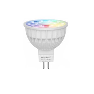 LED žiarovka GU5.3 MR16 4W 280lm CCT RGB 12V MI-LIGHT Wi-Fi - FUT104