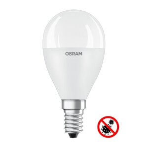LED žiarovka E14 P45 5,5W = 40W 470lm 4000K Neutrálna 200° OSRAM ANTIBACTERIAL