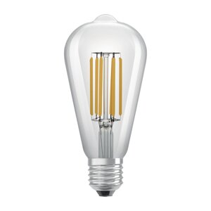 LED žiarovka E27 ST64 CL 4W = 60W 840lm 3000K Warm 360° Filament OSRAM ULTRA EFFICIENT