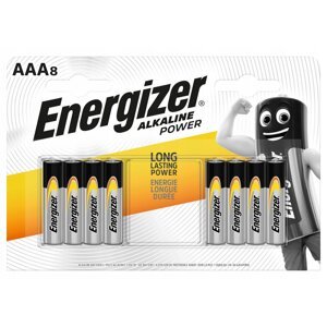 Alkalické batérie ENERGIZER AAA LR03 MN2400 1,5V Blister 8ks