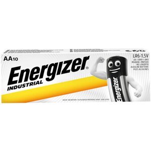 Alkalické batérie ENERGIZER INDUSTRIAL AA LR6 MN1500 1,5V Blister s 10 článkami