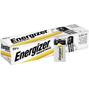 Alkalické batérie ENERGIZER Industrial R9 6LR61 6F22 9V 12ks.