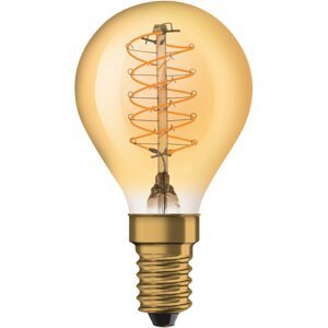 Dekoratívna LED žiarovka E14 P45 3,4W = 25W 250lm 2200K Warm 320° Filament Dimmable OSRAM Vintage 1906