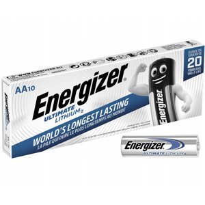 10x ENERGIZER ULTIMATE LITHIUM AA LR6 1,5V batérie