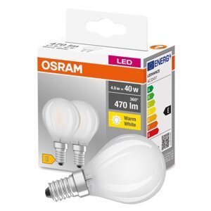 2PAK LED žiarovka E14 P45 4W = 40W 470lm 2700K teplá pätica OSRAM