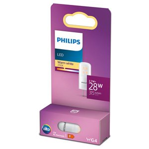 LED žiarovka G4 s päticou 2,7W = 28W 315lm 2700K teplá PHILIPS