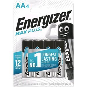 4x ENERGIZER MAX PLUS AA LR6 1,5V batérie Blister