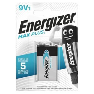 Batéria ENERGIZER MAX PLUS 6LR61 6F22 9V 1ks blister