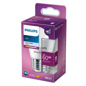LED žiarovka guľová E27 P48 7W = 60W 806lm 4000K Neutrálna PHILIPS