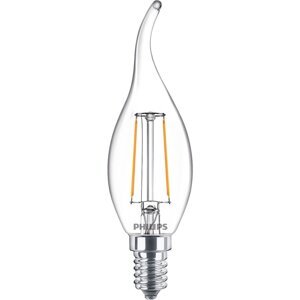 LED žiarovka E14 BA35 2W = 25W 250lm 2700K Warm Filament PHILIPS