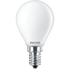 LED žiarovka guľová E14 P45 6,5W = 60W 806lm 2700K teplé vlákno Mlieko PHILIPS