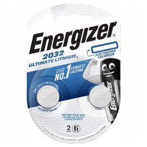 2x ENERGIZER ULTIMATE LITHIUM batérie pre elektronické zariadenia CR2032 Blister