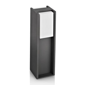 BRIDGE myGarden E27 vonkajšia záhradná LED lampa IP44 stĺp 40cm antracit PHILIPS