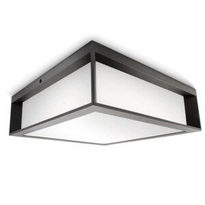 SKIES myGarden 2xE27 vonkajšie stropné svietidlo LED IP44 nástenné svietidlo Plafond Anthracite PHILIPS
