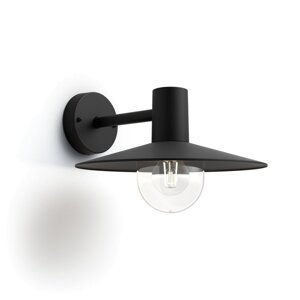 SKUA myGarden E27 IP44 Záhradné svietidlo LED smerujúce nadol čierne PHILIPS