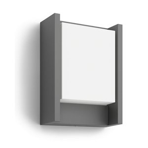 LED nástenné svietidlo ARBOUR myGarden 6W 2700K IP44 Obdĺžnikový antracit PHILIPS